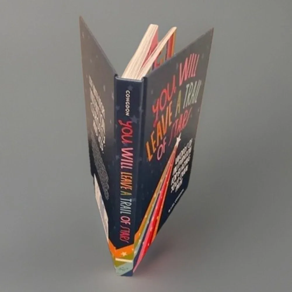 You Will Leave A Trail of Stars Hardcover Book by Lisa Congdon Grad Gift Idea